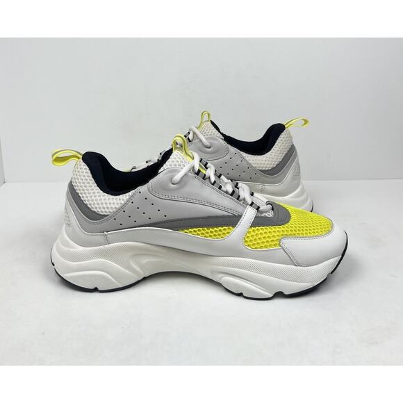 Size 44EU/11US- Dior B22 White Yellow Sneakers? Worn 1X/Retail $1.2K! main image 9
